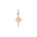 Gold North Star Charm