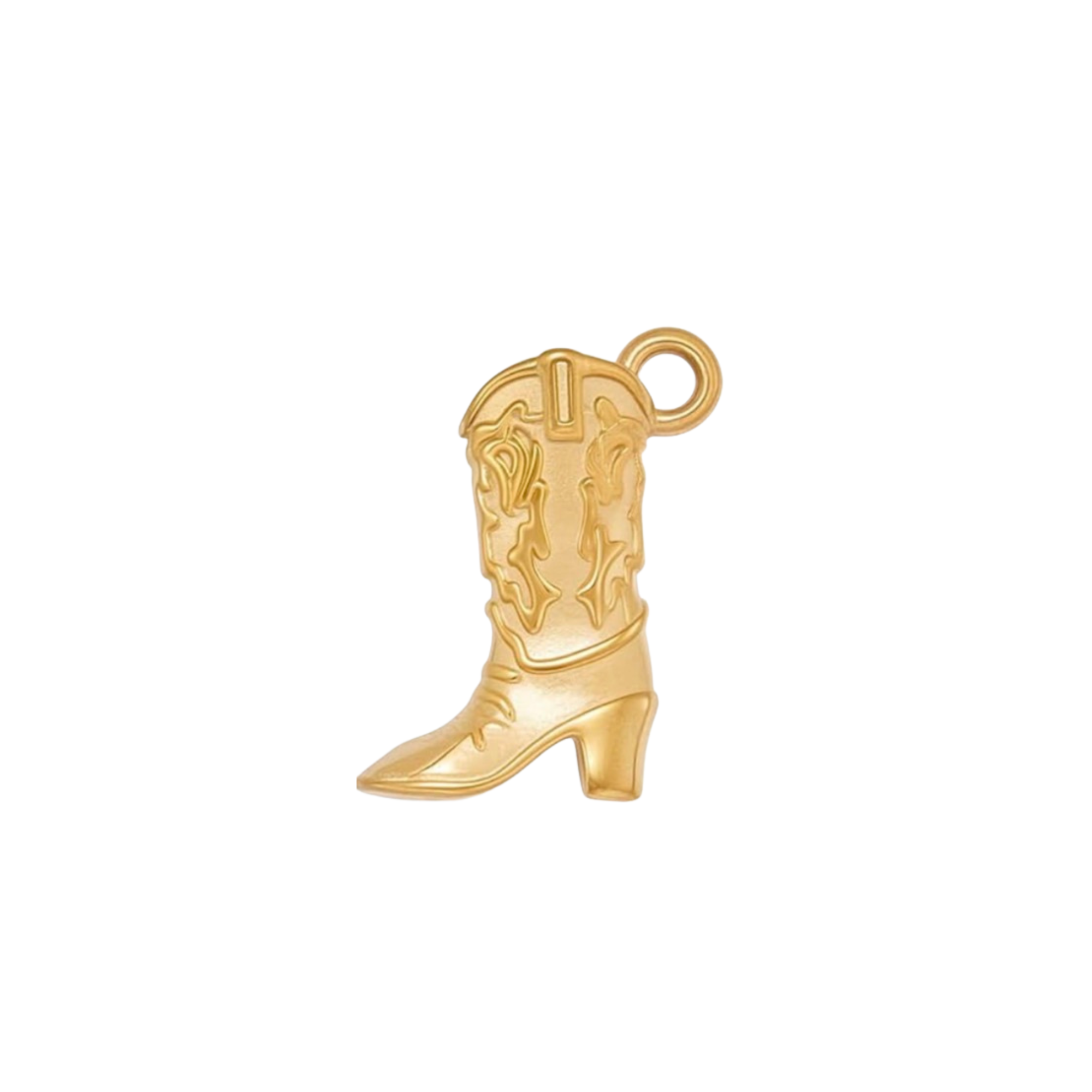 Gold Cowboy Boot