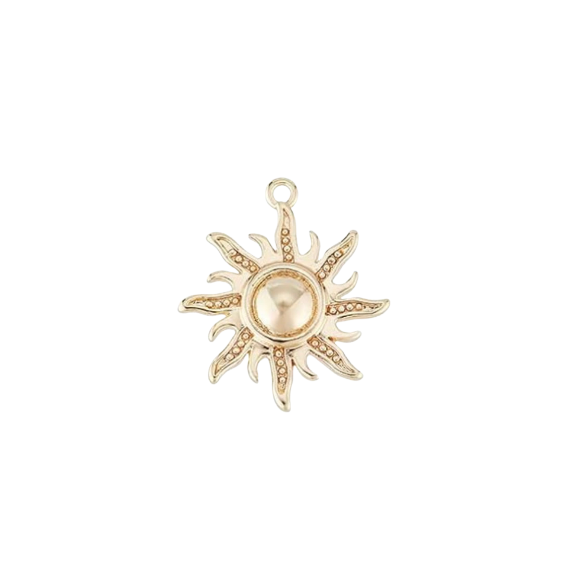Gold Sun Charm